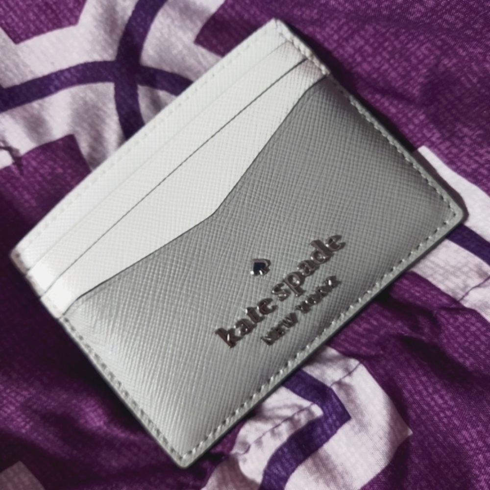 Kate Spade Grey Cardholder